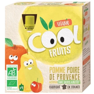 Vitabio ovocné BIO kapsičky Cool Fruits jablko, hruška a acerola 4 x 90 g