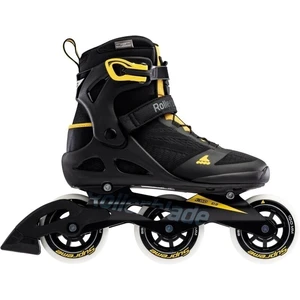 Rollerblade Macroblade 100 3WD Black/Saffron Yellow 46 Patine în linie