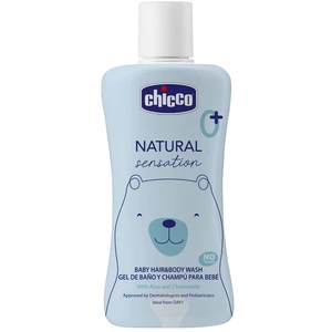 Chicco Natural Sensation Baby šampón a sprchový gél pre deti od narodenia 0+ 200 ml