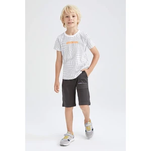 DEFACTO Boys Sweatshirt Fabric Shorts
