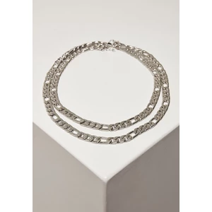 Silver Figaro Layering Necklace