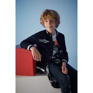 DEFACTO Boy Sweatshirt Fabric Cardigan