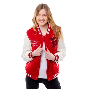 Women's Baseball Jacket GLANO - Red