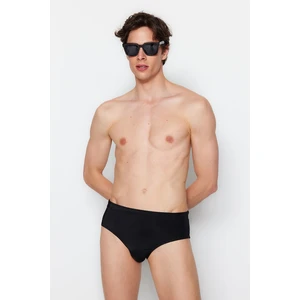 Trendyol Black Men's Standard Fit Slip-on Swimwear