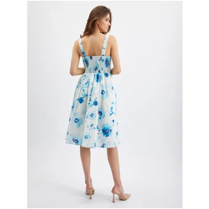 Orsay Modro-bílé dámské květované šaty - Dámské