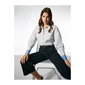 Koton Ayşegül Afacan X - Sleeve Detailed Shirt