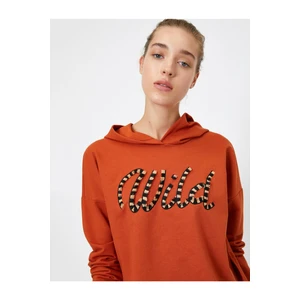 Koton Sweatshirt - Orange - Relaxed fit