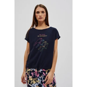 Moodo women's T-shirt - dark blue