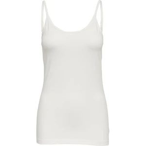 Jacqueline de Yong Dámske tielko JDYAVA LIFE SINGLET JRS Noosa Cloud Dancer XXL