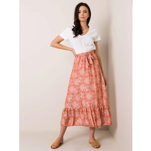 RUE PARIS Patterned brick skirt