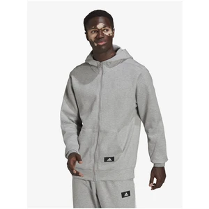 Light Grey Brindle Hoodie adidas Performance - Men