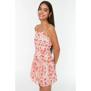 Trendyol Pink Floral Pattern Dress