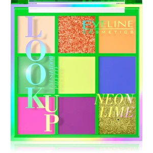 Eveline Cosmetics Look Up Neon Lime paletka očných tieňov 10,8 g