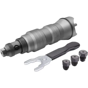 Sada nitov EXTOL Fortum 4770651 nitovací nadstavec • na vŕtačku Extol Fortum 4770651 • na trhacie nity 2,4 mm, 3,2 mm, 4,0 mm a 4,8 mm • trojčeľusťové