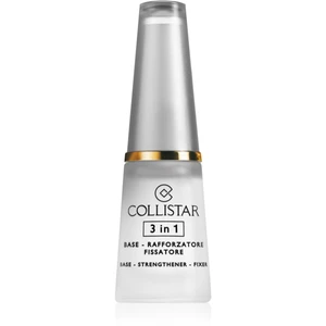 Collistar 3 In 1 Base, Strengthener & Fixer posilující lak na nehty 3 v 1 10 ml