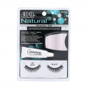 Ardell Natural nalepovací řasy s lepidlem 101 Demi Black