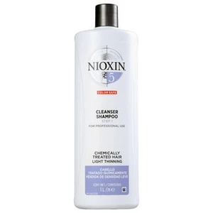 Nioxin System 5 Color Safe Cleanser Shampoo čistiaci šampón pre farbené rednúce vlasy 1000 ml