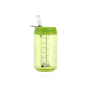 LES ARTISTES Cestovní láhev 330 ml Transparent Green