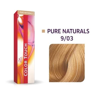 Wella Professionals Color Touch Pure Naturals profesjonalna demi- permanentna farba do włosów z wielowymiarowym efektem 9/03 60 ml