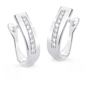 Cutie Jewellery Úchvatné náušnice s trblietavými zirkónmi Z8018-55-10-X-2