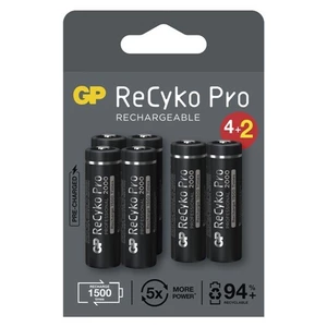 Nabíjacie batérie GP B2220V ReCyko Professional, AA, 6ks