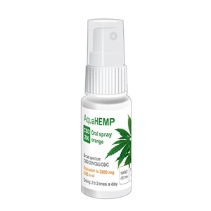 OVONEX AquaHEMP spray ORANGE broad spectrum CBD 200 - 25 ml