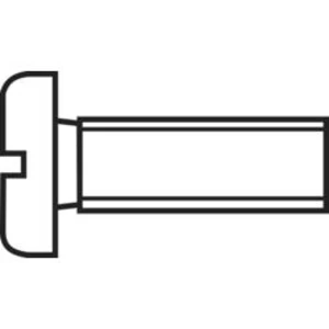 Šrouby s válcovou hlavou TOOLCRAFT 888667, N/A, M1.2, 10 mm, ocel, 1 ks