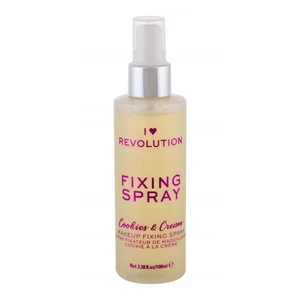 I Heart Revolution Fixing Spray fixačný sprej na make-up s vôňou Cookies & Cream 100 ml
