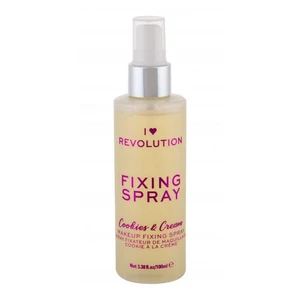 I Heart Revolution Fixing Spray fixačný sprej na make-up s vôňou Cookies & Cream 100 ml