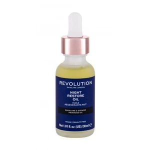 Revolution Skincare Night Restore Oil rozjasňujúci a hydratačný olej 30 ml