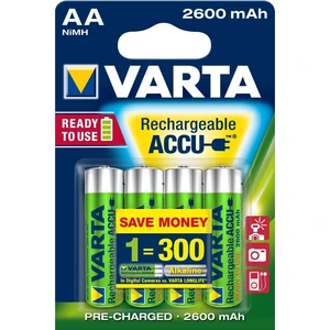 Akumulátor nimh varta professional ready2use aa, 2500 mah, 4 ks