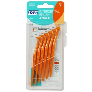 TePe Mezizubní kartáčky Angle 6 ks 0,45mm oranžový