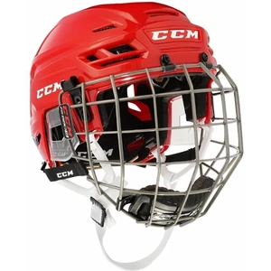CCM Hokejová helma Tacks 210 Combo SR Červená L