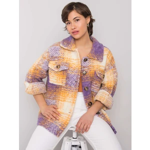 Purple and yellow women's shirt