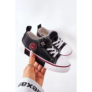 Children's Leather Sneakers BIG STAR II374042 Black