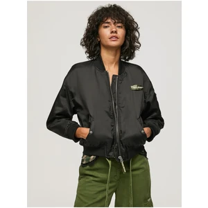 Black Women's Bomber Pepe Jeans Anette - Women