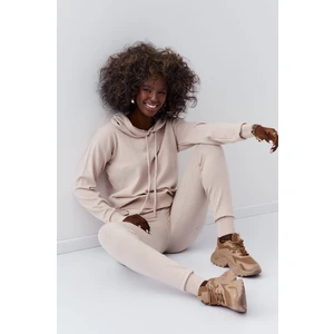 Women's beige knitted set
