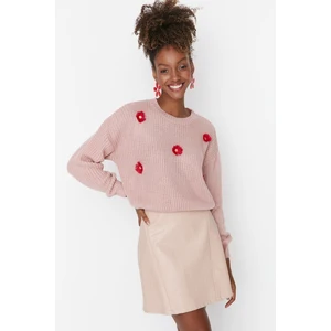 Trendyol Sweater - Pink - Regular fit