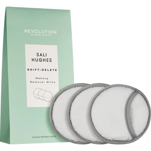 Revolution Skincare X Sali Hughes Shift-Delete pratelné odličovací tampony z mikrovlákna 3 ks