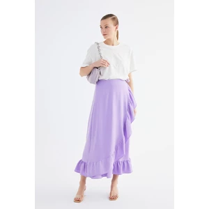 Trendyol Skirt - Purple - Maxi