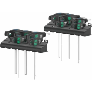 Wera 023451 Zástrčné klíče Hex-Plus s T-rukojetí 454/10 HF Set Imperial 1 - Palcové (Sada