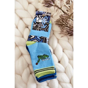 Children's cotton socks with patterns 5-pack multicolor