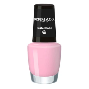 Dermacol Mini lak na nehty odstín 02 Pastel Babe 5 ml