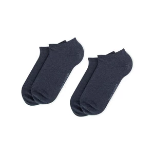 Tommy Hilfiger Woman's 2Pack Socks 343024001 Navy Blue