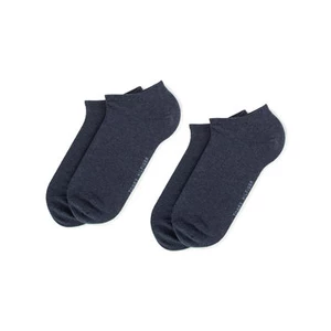 Sada 2 párů dámských nízkých ponožek TOMMY HILFIGER - 343024001  Jeans 356