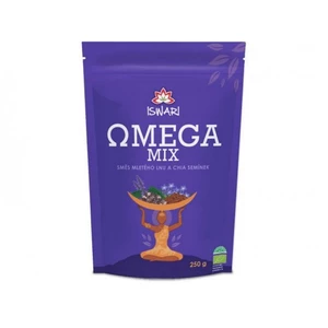 Iswari BIO Omega Mix (směs mletých semínek chia, hnědý len) 250 g