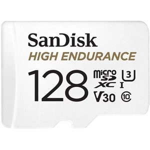 Pamäťová karta mini SDXC, 128 GB, SanDisk High Endurance Monitoring, Class 10, UHS-I, UHS-Class 3, v30 Video Speed Class, vr. SD adaptéru