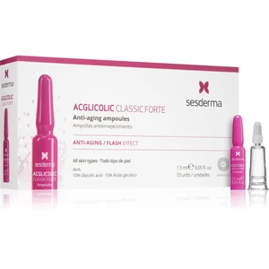 Sesderma Acglicolic Classic Forte Facial protivráskové a hydratačné sérum s AHA 10 x 1.5 ml