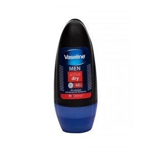 Vaseline Men Active Dry 48h 50 ml antiperspirant pre mužov bez alkoholu; roll-on