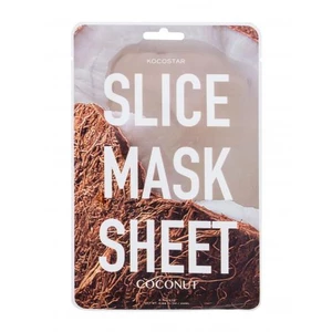 Kocostar Slice Mask Coconut 20 ml pleťová maska na suchou pleť; na všechny typy pleti; na dehydratovanou pleť; proti vráskám